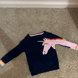 Joules Gee Gee Novelty Knitted Jumper unicorn 1Year